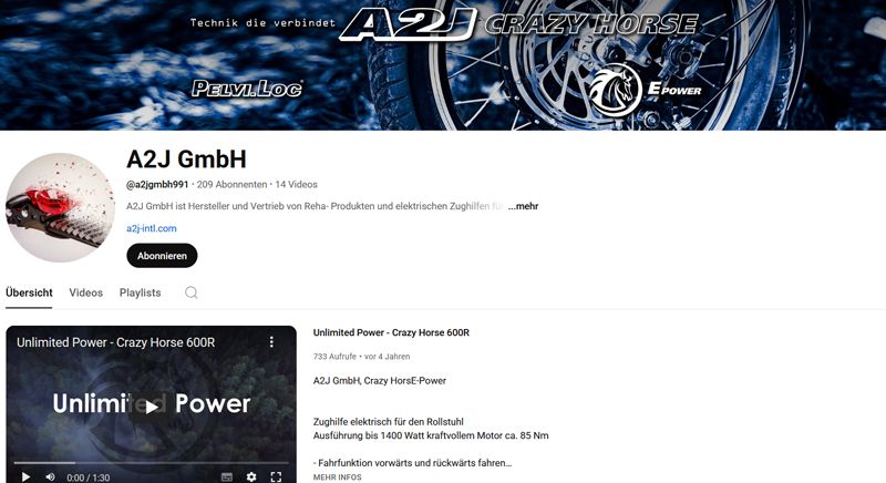 Icon YouTube channel A2J